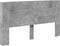 vidaXL - Hoofdbordkast - met - LED-verlichting - 180x16,5x103,5 - cm - betongrijs