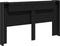 vidaXL - Hoofdbordkast - met - LED-verlichting - 180x16,5x103,5 - cm - zwart