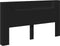 vidaXL - Hoofdbordkast - met - LED-verlichting - 180x16,5x103,5 - cm - zwart