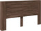 vidaXL - Hoofdbordkast - met - LED-verlichting - 180x16,5x103,5 - cm - bruin - eiken