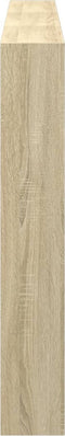 vidaXL - Hoofdbordkast - met - LED-verlichting - 180x17x102 - cm - sonoma - eiken