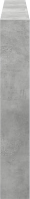vidaXL - Hoofdbordkast - met - LED-verlichting - 180x17x102 - cm - betongrijs
