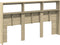 vidaXL - Hoofdbordkast - met - LED-verlichting - 180x17x102 - cm - sonoma - eiken