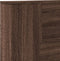 vidaXL - Hoofdbordkast - met - LED-verlichting - 200x16,5x103,5 - cm - bruin - eiken