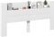 vidaXL - Hoofdbordkast - met - LED-verlichting - 200x16,5x103,5 - cm - wit