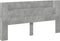 vidaXL - Hoofdbordkast - met - LED-verlichting - 200x16,5x103,5 - cm - betongrijs