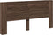 vidaXL - Hoofdbordkast - met - LED-verlichting - 200x16,5x103,5 - cm - bruin - eiken