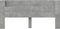 vidaXL - Hoofdbordkast - met - LED-verlichting - 200x16,5x103,5 - cm - betongrijs