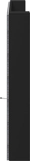 vidaXL - Hoofdbordkast - met - LED-verlichting - 200x16,5x103,5 - cm - zwart