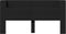 vidaXL - Hoofdbordkast - met - LED-verlichting - 200x16,5x103,5 - cm - zwart