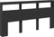 vidaXL - Hoofdbordkast - met - LED-verlichting - 200x17x102 - cm - zwart