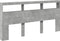 vidaXL - Hoofdbordkast - met - LED-verlichting - 200x17x102 - cm - betongrijs