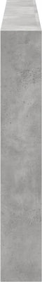 vidaXL - Hoofdbordkast - met - LED-verlichting - 200x17x102 - cm - betongrijs