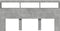 vidaXL - Hoofdbordkast - met - LED-verlichting - 200x17x102 - cm - betongrijs