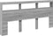 vidaXL - Hoofdbordkast - met - LED-verlichting - 200x17x102 - cm - grijs - sonoma