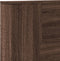 vidaXL - Hoofdbordkast - met - LED-verlichting - 220x16,5x103,5 - cm - bruin - eiken
