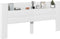 vidaXL - Hoofdbordkast - met - LED-verlichting - 220x16,5x103,5 - cm - wit
