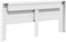 vidaXL - Hoofdbordkast - met - LED-verlichting - 220x16,5x103,5 - cm - wit