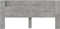 vidaXL - Hoofdbordkast - met - LED-verlichting - 220x16,5x103,5 - cm - betongrijs