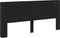vidaXL - Hoofdbordkast - met - LED-verlichting - 220x16,5x103,5 - cm - zwart