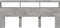 vidaXL - Hoofdbordkast - met - LED-verlichting - 220x17x102 - cm - betongrijs