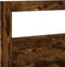 vidaXL - Hoofdbordkast - met - LED-verlichting - 220x17x102 - cm - gerookt - eiken