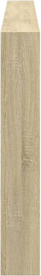 vidaXL - Hoofdbordkast - met - LED-verlichting - 220x17x102 - cm - sonoma - eiken