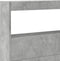 vidaXL - Hoofdbordkast - met - LED-verlichting - 220x17x102 - cm - betongrijs