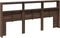 vidaXL - Hoofdbordkast - met - LED-verlichting - 220x17x102 - cm - bruin - eiken