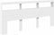 vidaXL - Hoofdbordkast - met - LED-verlichting - 220x17x102 - cm - wit
