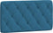 vidaXL - Hoofdbordkussen - 100 - cm - fluweel - blauw