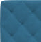 vidaXL - Hoofdbordkussen - 100 - cm - fluweel - blauw