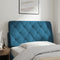 vidaXL - Hoofdbordkussen - 100 - cm - fluweel - blauw