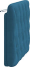 vidaXL - Hoofdbordkussen - 100 - cm - fluweel - blauw