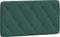 vidaXL - Hoofdbordkussen - 100 - cm - fluweel - donkergroen
