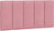 vidaXL - Hoofdbordkussen - 100 - cm - fluweel - roze