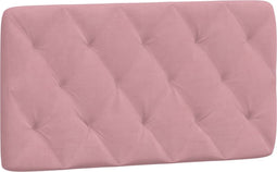 vidaXL - Hoofdbordkussen - 100 - cm - fluweel - roze