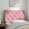 vidaXL - Hoofdbordkussen - 100 - cm - fluweel - roze
