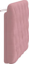 vidaXL - Hoofdbordkussen - 100 - cm - fluweel - roze
