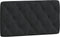 vidaXL - Hoofdbordkussen - 100 - cm - fluweel - zwart