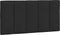 vidaXL - Hoofdbordkussen - 100 - cm - fluweel - zwart