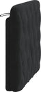 vidaXL - Hoofdbordkussen - 100 - cm - fluweel - zwart
