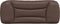 vidaXL - Hoofdbordkussen - 100 - cm - kunstleer - bruin