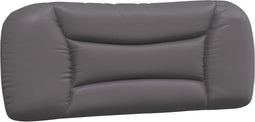vidaXL - Hoofdbordkussen - 100 - cm - kunstleer - grijs