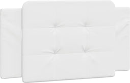 vidaXL - Hoofdbordkussen - 100 - cm - kunstleer - wit