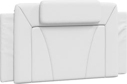 vidaXL - Hoofdbordkussen - 100 - cm - kunstleer - wit