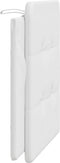 vidaXL - Hoofdbordkussen - 100 - cm - kunstleer - wit