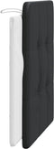 vidaXL - Hoofdbordkussen - 100 - cm - kunstleer - zwart - en - wit