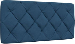 vidaXL - Hoofdbordkussen - 100 - cm - stof - blauw