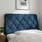 vidaXL - Hoofdbordkussen - 100 - cm - stof - blauw